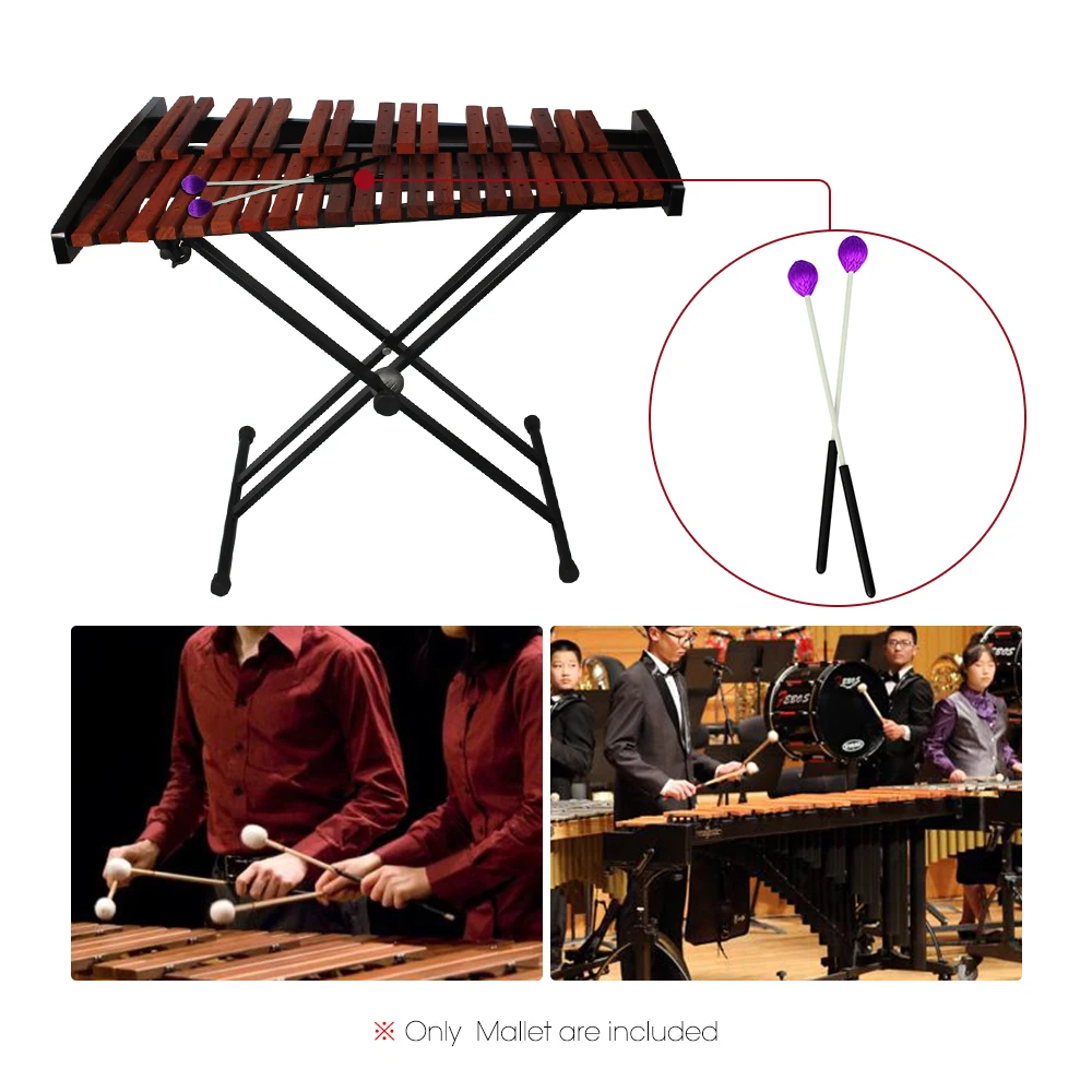 Основной Marimba палка молоток ксилофон Glockensplel молоток с ручкой из стекловолокна ударный инструмент Аксессуары