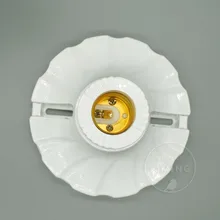 E27 светодиодный свет держатель лампы, круглая, квадратная, установка розетка с вилкой формата US-переключатель E27 база подвесной светильник гнездо для дома 6A 110 V-220 V