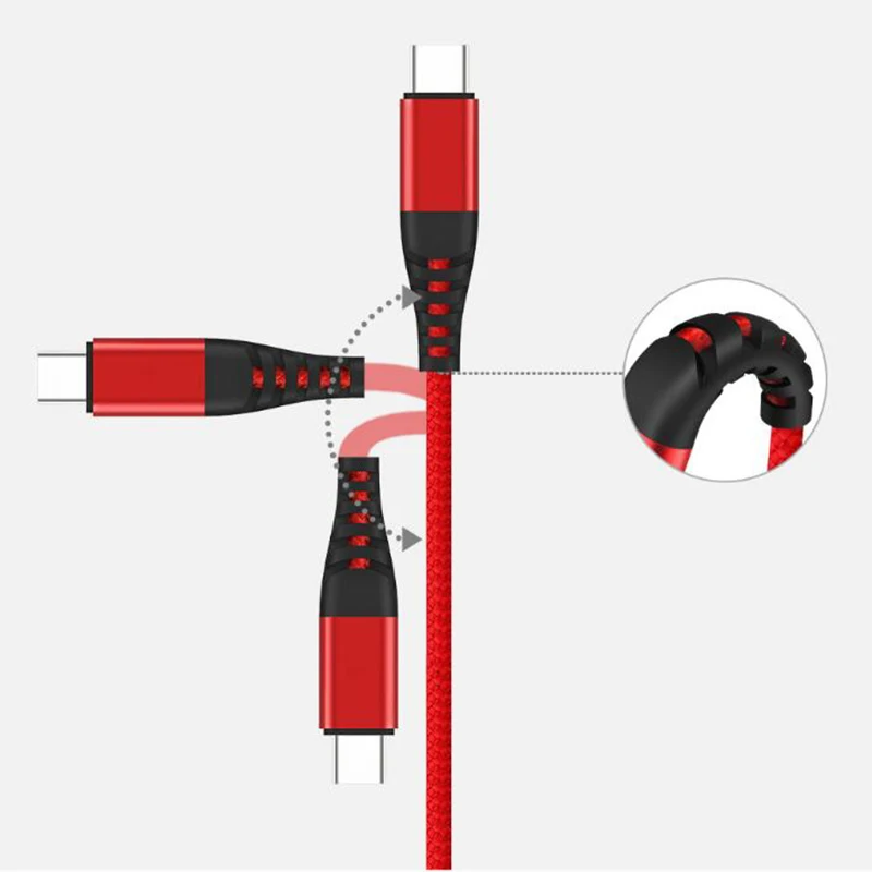 TOPK USB кабель для iPhone зарядный передачи данных Type C Micro телефона Android провод
