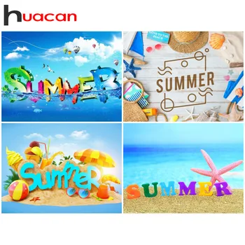 

Huacan 5D Diamond Painting Rhinestone Picture Landscape Summer Embroidery Sale Full Square Diamond Mosaic Gift Drop Ship