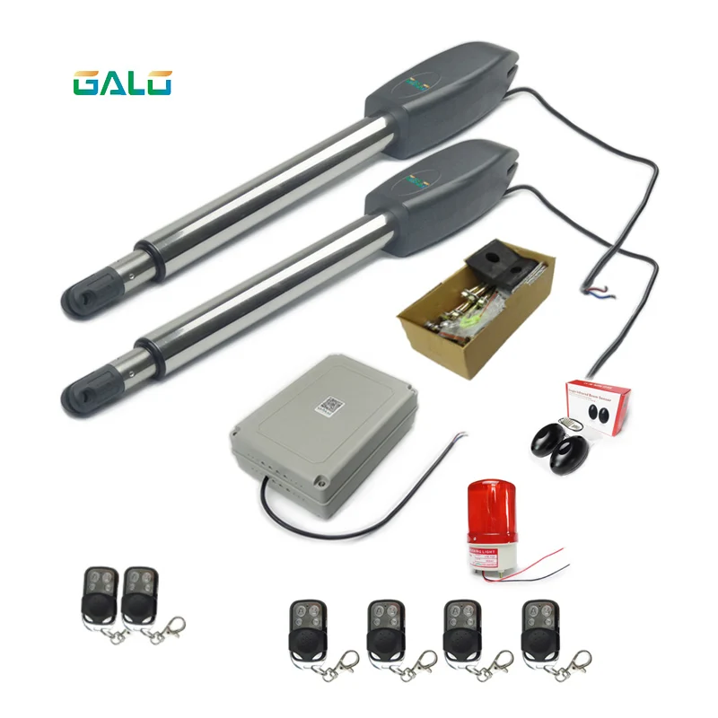 

Architectural Series double Automatic Gate Opener Kit for Swing Gates Up to 900 lbs. or 16 Feet (5m/leaf) in Length