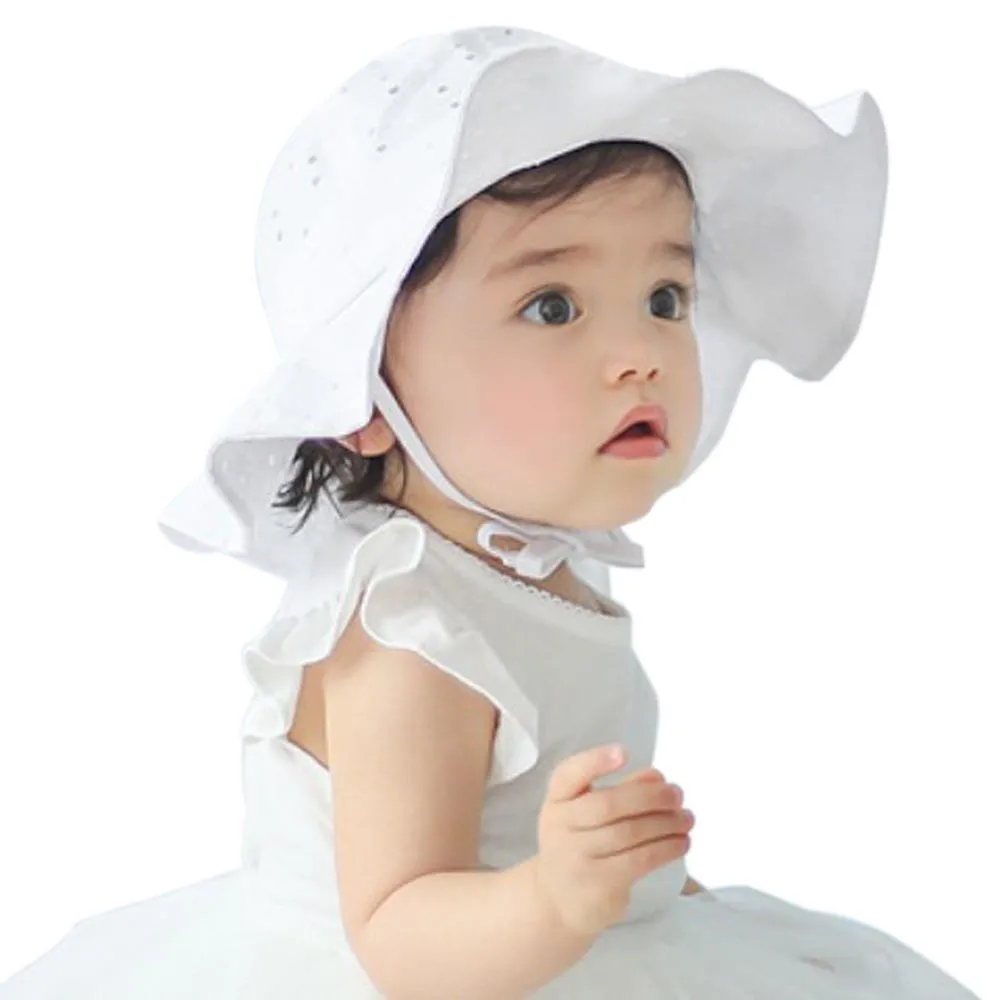 

MUQGEW Infant Kids Sun Cap Summer Outdoor Baby Girls Boys Sun Beach Cotton Hat children's soft beach hat sunhat girl baby chapeu
