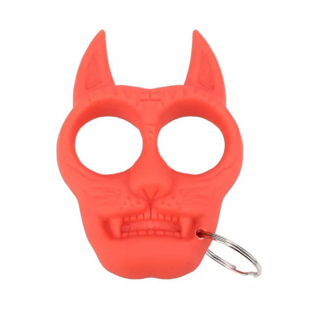 Key Chain Tactical Guard Tigger Head PVC Key Chain Tools Universal Camping Climbing Hiking Tools Outdoor Tool Drop shipping
