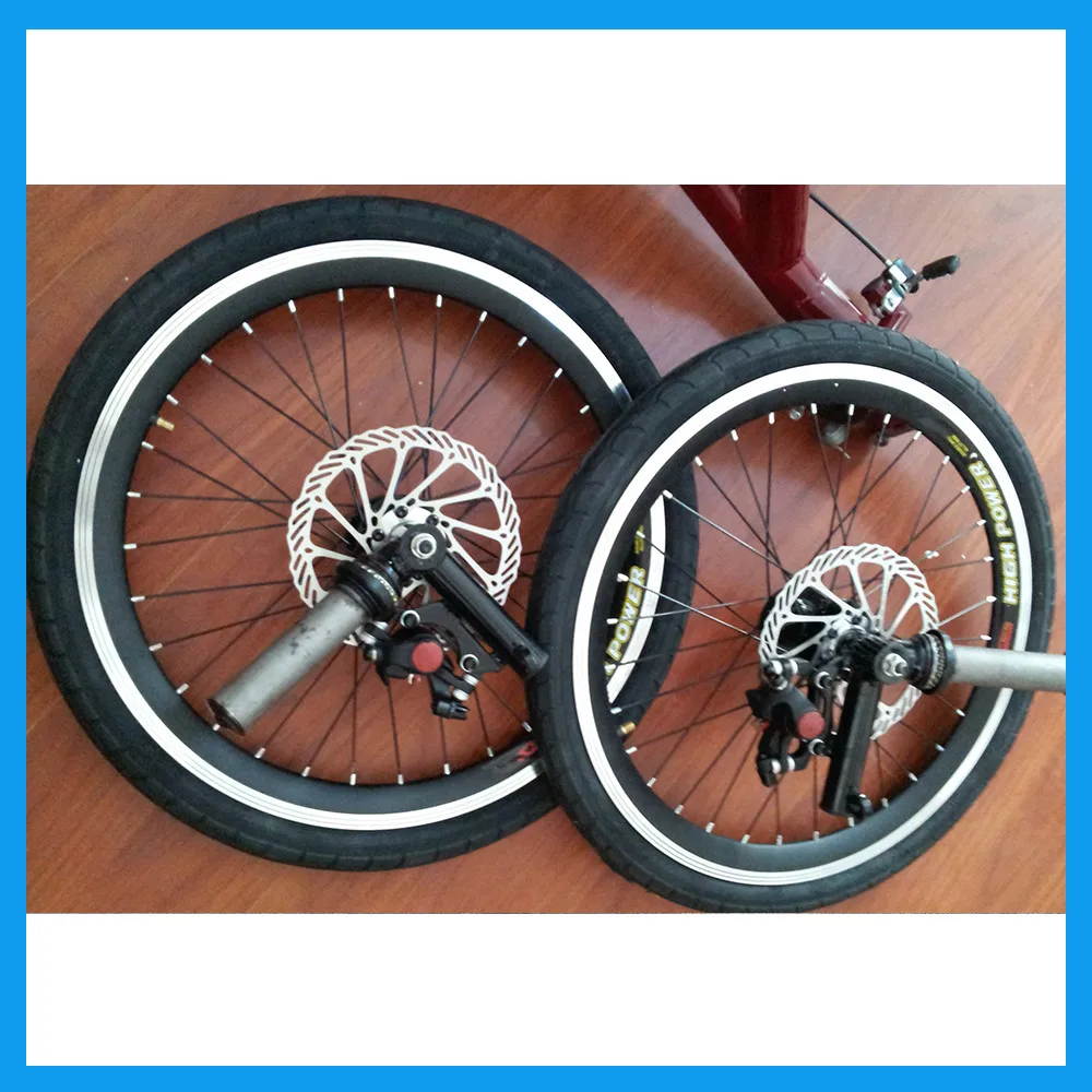 Tricycle Wheel With Axle And Disc Brakein Bicycle Wheel from Sports