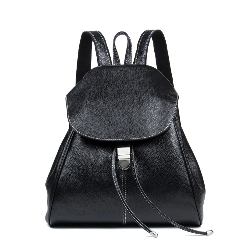 

2019 new head cowhide ladies backpack sweet ladies shoulder bag explosions women's Bag