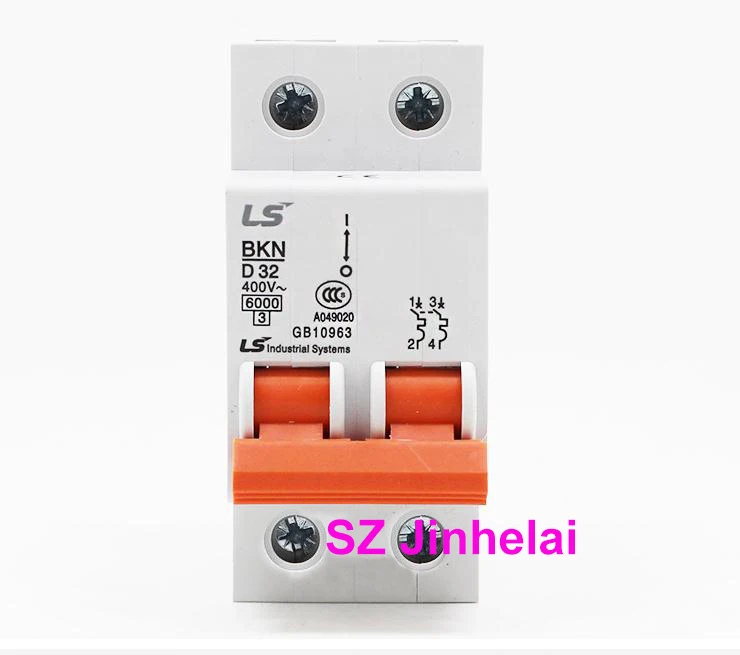 

BKN2P Authentic original LS(LG) BKN 2P D type Circuit breaker BKN-2P Air switch D1A/2A/3A/4A/6A/10A/16A/20A/25A/32A/40A/50A/63A
