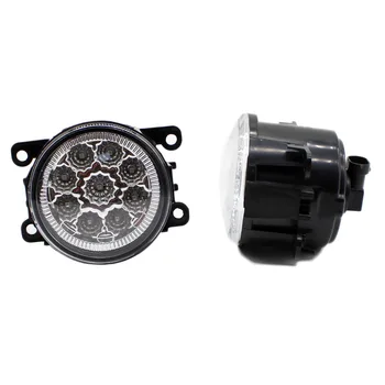 

2pcs Car Styling Round Front Bumper LED Fog Lights DRL Daytime Running Driving Blue For Lincoln LS 2005-2006