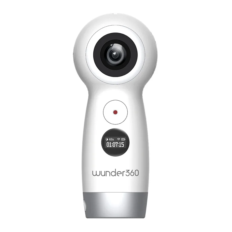 Wunder360 4 К 360 видео Камера Спорт kamera градусов Ultra HD VR ручной панорамный Двойной