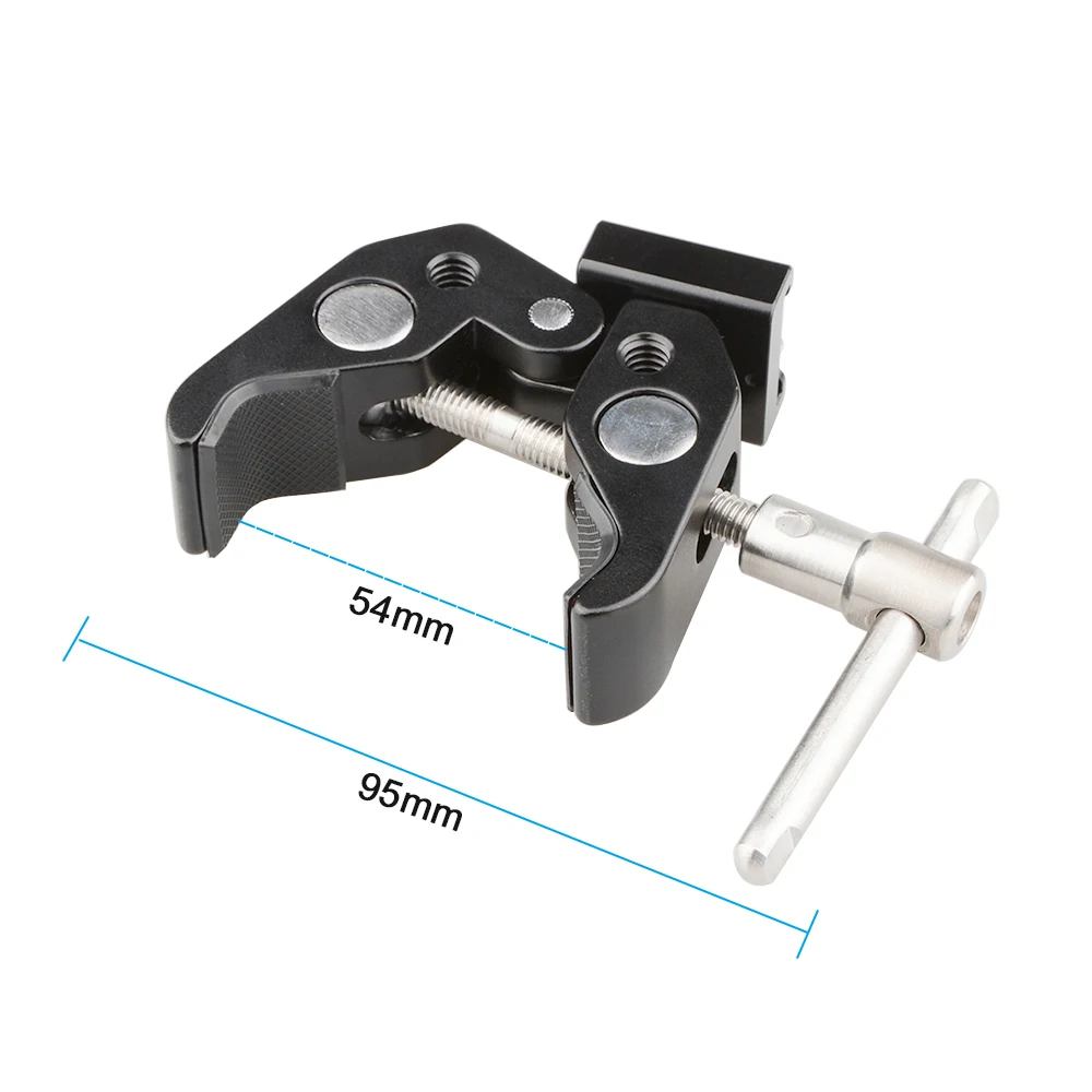 CAMVATE Super Clamp With Thread Hole Hot Shoe Mount _4