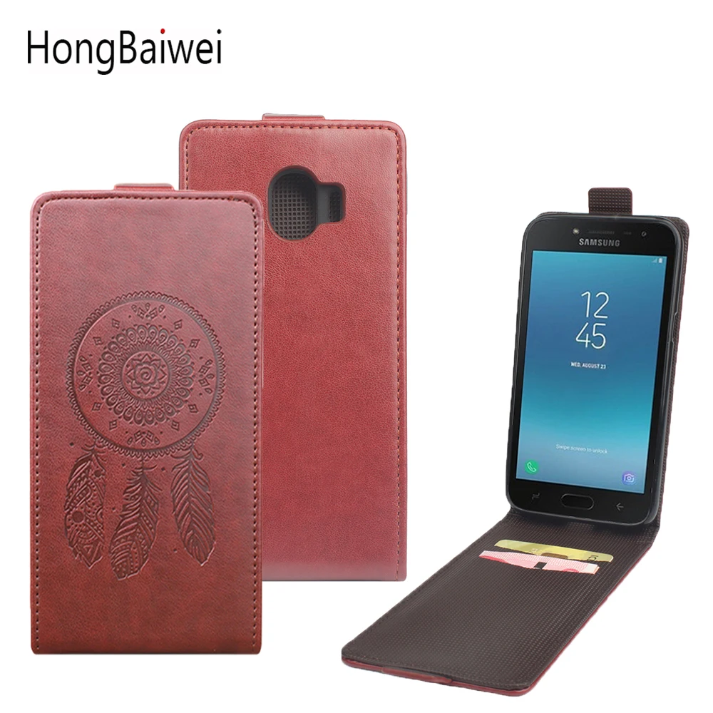 

for Samsung J2 Pro 2018 J250F Flip Case Fashion Embossed Leather Cover Case for Samsung Galaxy J2 Pro 2018 Vertical Back Cover