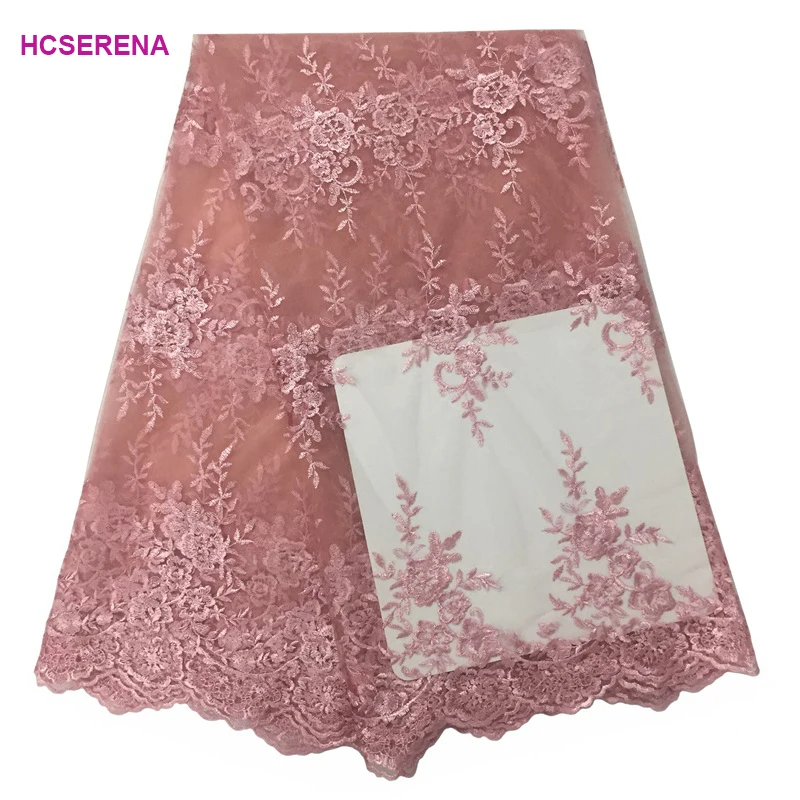 

Wholesales!1 yard African Net Lace Fabric , Nigerian Lace Fabric High quality French Lace For Wedding Dress Free Shipping DIY