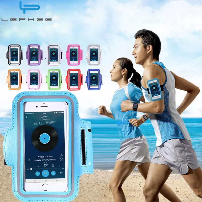 LEPHEE Водонепроницаемый на руку для бега и занятий спортом чехол для iPhone X, 8, 6, 6S 7 Plus Oneplus 7 тренажерный зал для Xiaomi mi A2 Red mi Note 7 пакета(ов
