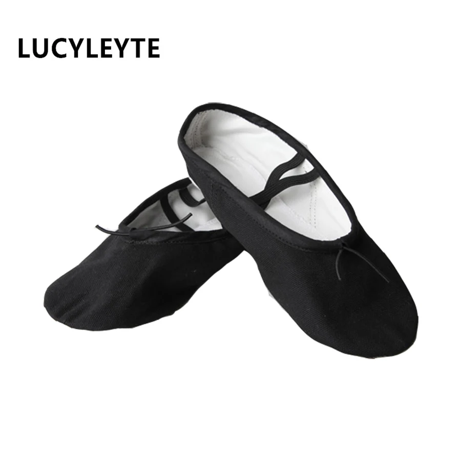 black canvas dance shoes