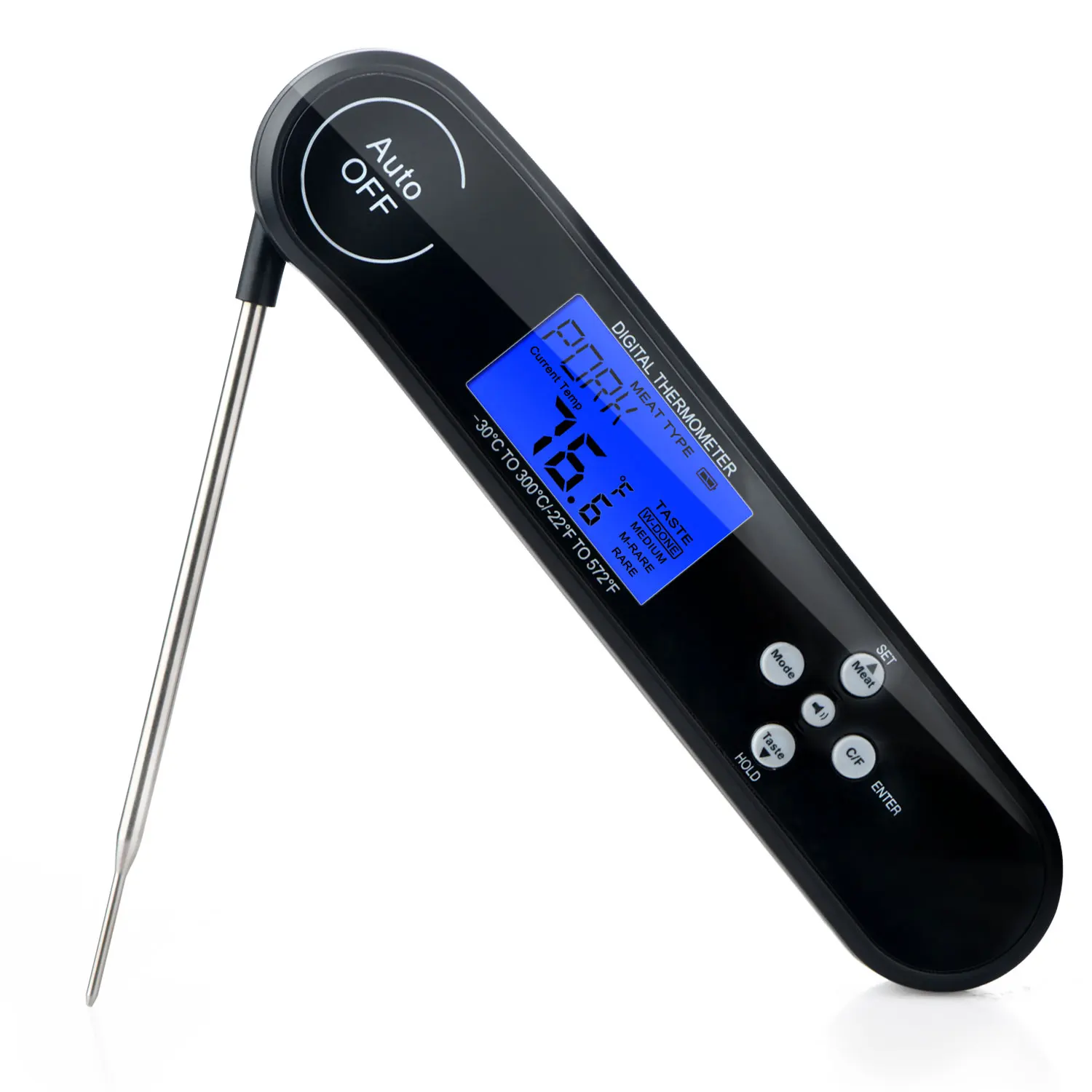 Digital Barbecue Meat Thermometer Food Cooking BBQ Grill Ultra Fast