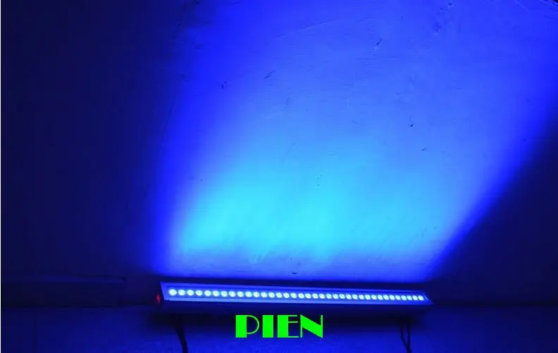 Синхронный RGB открытый dmx светодиодный настенный светильник 24 Вт пейзаж внешний+ DMX512 Контроллер+ 12 В адаптер питания DHL 6 шт