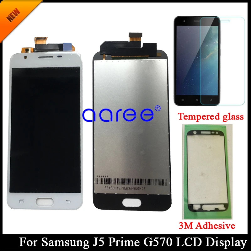 Pantalla LCD ajustable para Samsung J5 Prime, montaje de digitalizador táctil, G570, J5 Prime, G570F