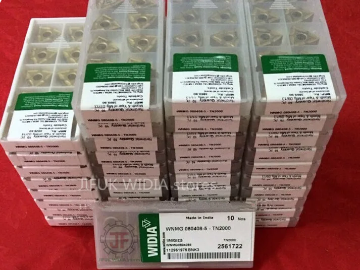 

Germany WIDIA CNC blade Indexable carbide turning inserts WNMG080408-5 TN2000 10 PCS tools free shipping
