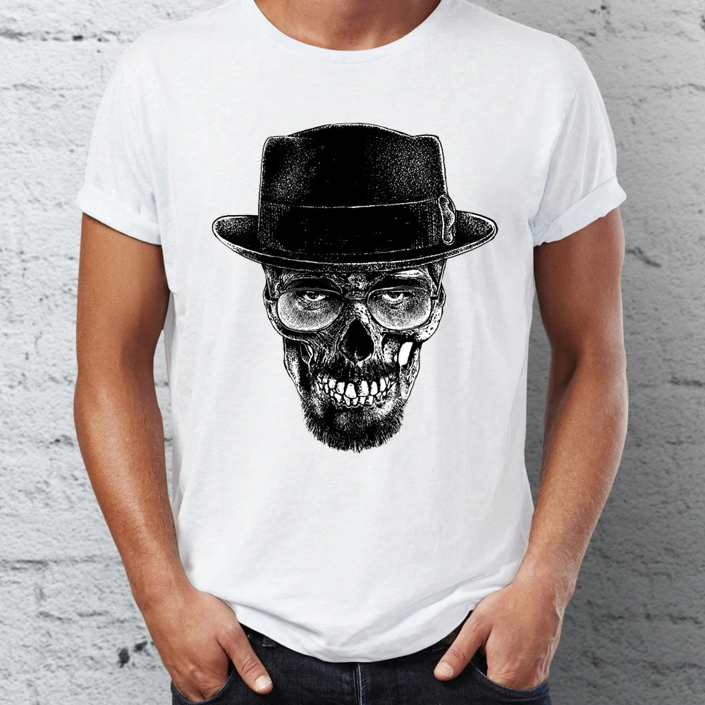Overeenkomend Regulatie diep Men's T Shirt Featuring Heisenberg Skull Dark Walter White Breaking Bad  Tee|men t shirt|t shirtwalter white - AliExpress