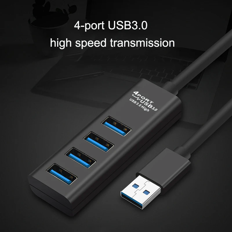 BASIX 4 порта Usb 3,0 концентратор адаптер 4 в 1 USB 3,0 OTG с 4* USB алюминиевый порт сплав для Macbook Air ноутбук ПК планшет