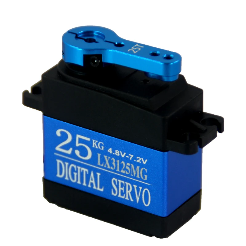 Preise 2019 neue Wasserdichte 25 kg Metall Getriebe Servo Große drehmoment HV 7,2 V voll metall getriebe digital servo Für RC auto Traxxas HSP baja RC spielzeug