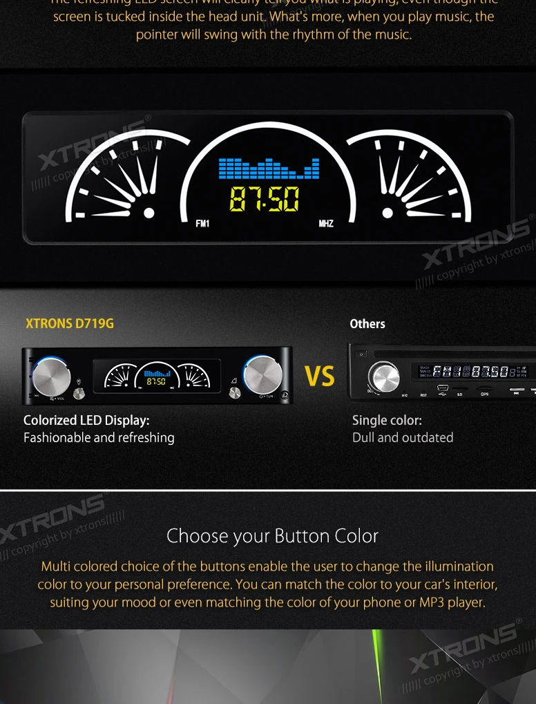 Clearance 7" Universal Single 1 One Din Car DVD GPS DAB+ Radio Touch Screen Colorized Detachable Panel Multimedia Bluetooth SD RDS Stereo 3