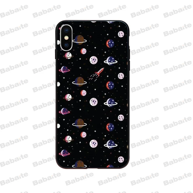 Outer Space Planet Spaceship Constellation Moon Stars 