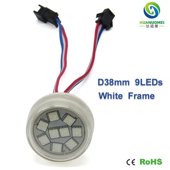 

full magic color 5050 smd rgb 38mm 9leds UCS1903 led pixel module light source digital bulb lamp addressable waterproof lights