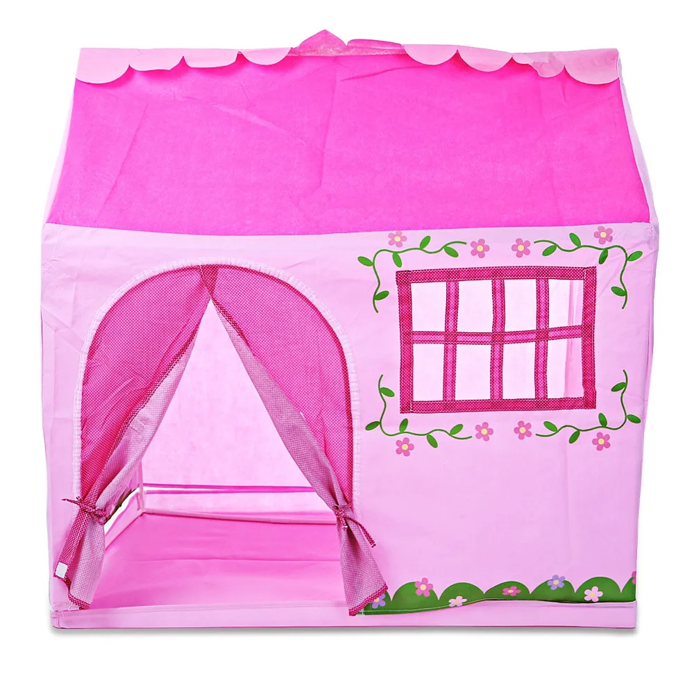 Portable Princess Castle Play Tent with Carry Bag Child Toy Tent Kids Game House Toys Tents Play Tent Brithday Xmas Gifts