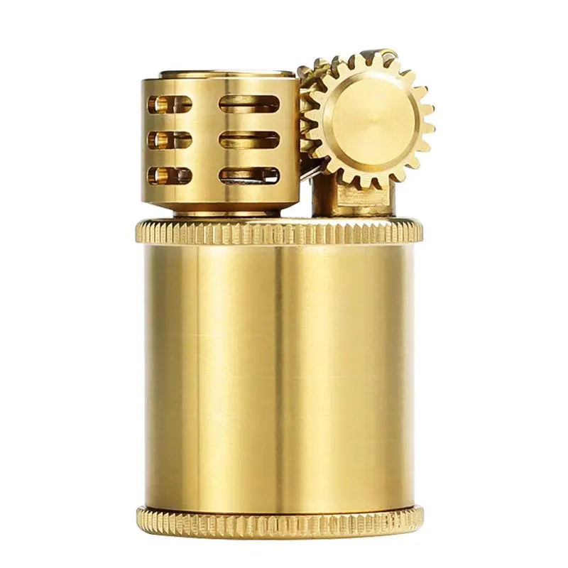 36*21mm Gasoline Lighter Windproof Vintage Nostalgia Gas Lighter
