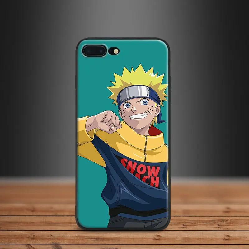 

Naruto Fashion Trend Street Hipster Pattern Tpu Soft Silicone Phone Case Shell For Apple IPhone 5 5s SE 6 6s 7 8 Plus X 10