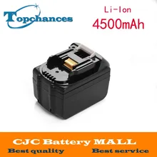18v 4500mAh Li-ion Power Tool Battery for Makita Battery BL1830 BL1815 194205-3