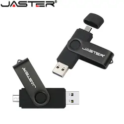 JASTER Лидер продаж 4 GB 8 gb 16 gb 32 ГБ флеш-диск USB 2,0 смартфон мобильный двойной порт OTG Двусторонняя Флешка флешки memory stick