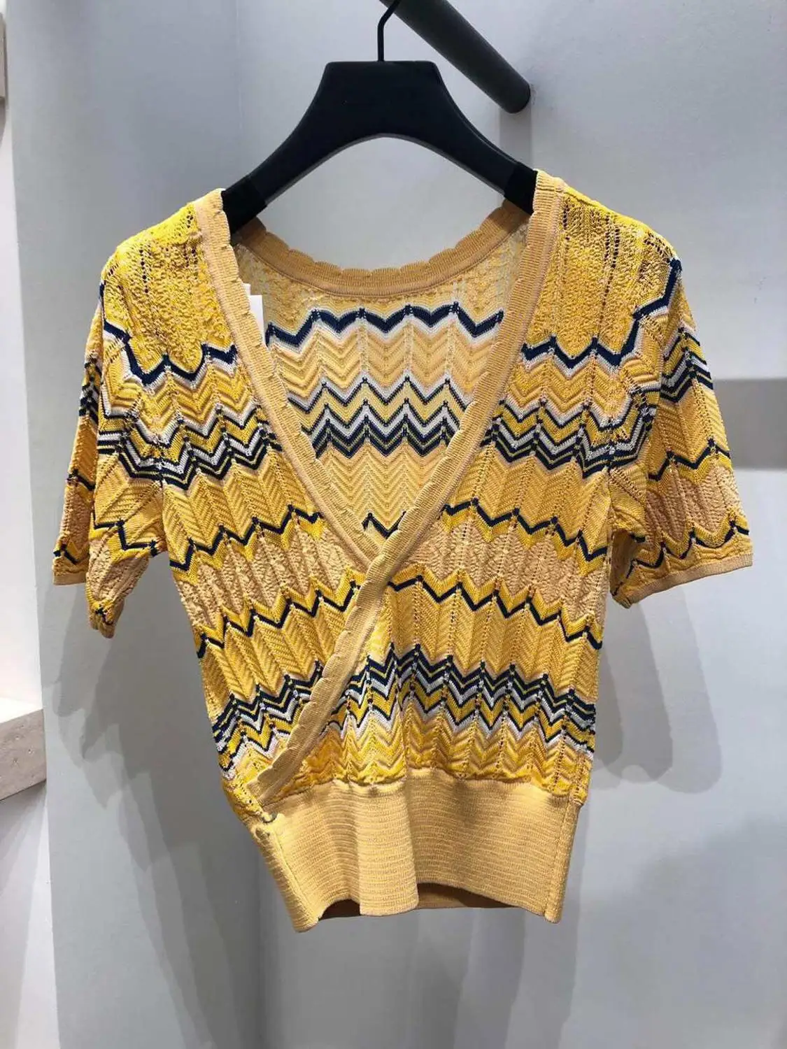 Брендовая модная Женская Роскошная летняя элегантная рубашка с v-образным вырезом топ+ длинная трикотажная юбка с высокой талией комплект из двух предметов