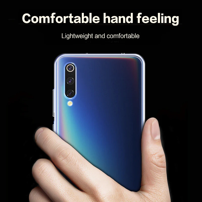 Phone Case For Xiaomi Mi 9 Case Transparent Soft Silicone TPU Protective Case Back Cover For Xiaomi Mi9 SE Anti-knock Phone Case
