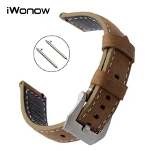 Libération rapide Italie Véritable Bracelet En Cuir 22mm pour LG G Montre urbain Asus ZenWatch 1 2 Hommes Ticwatch 1 46mm Bracelet sangle