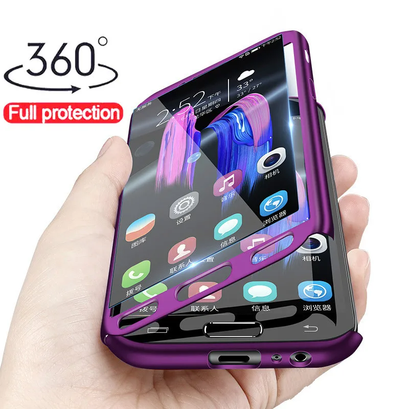 

Luxury 360 Full Protection Cover Case For Samsung Galaxy A50 A30 M20 A8 A6 J4 J6 Plus A750 2018 S9 S8 S10 Plus S7 Edge Note 9 8