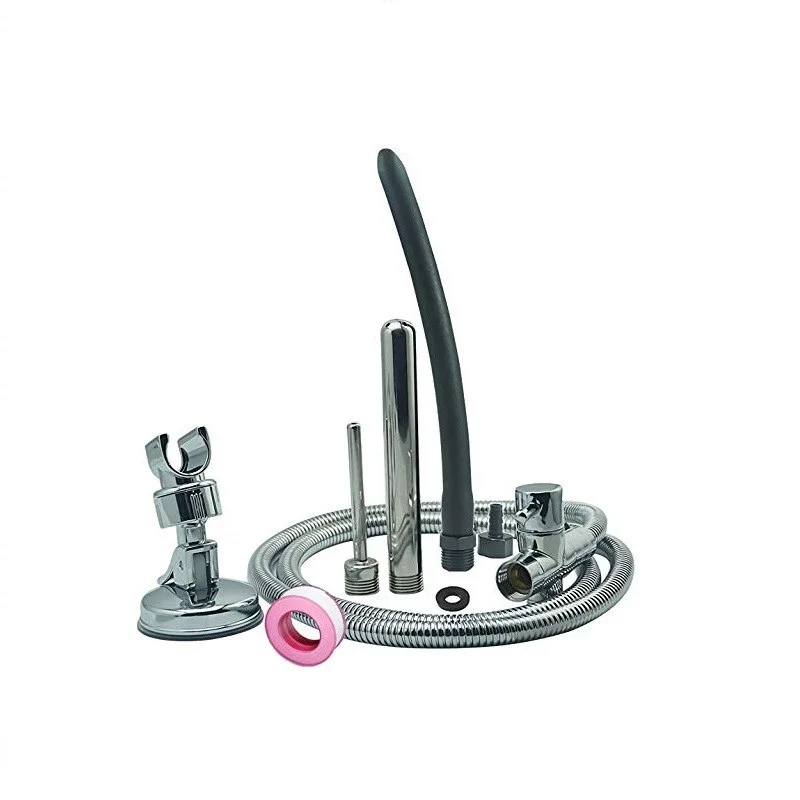 Douche system Enema set kit Ass Vagina anal Cleaner shower head hose nozzle tip syringe hollow plug Colonic Irrigation sex toy |