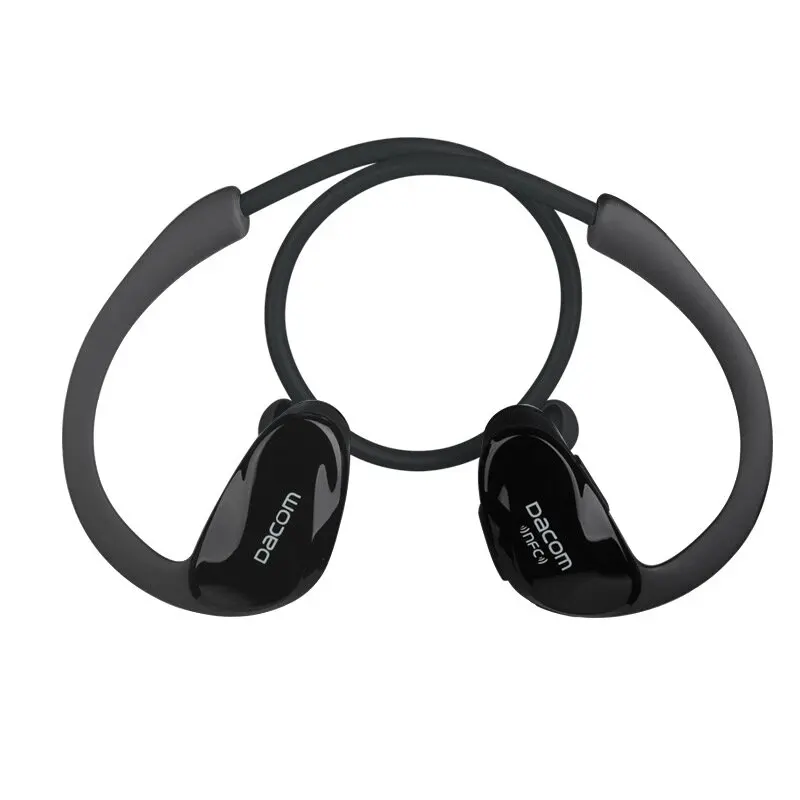 Оригинальные Dacom Athlete Bluetooth 4,1 Гарнитура беспроводные наушники спортивные стерео наушники с микрофоном и NFC - Цвет: Black NO packaging