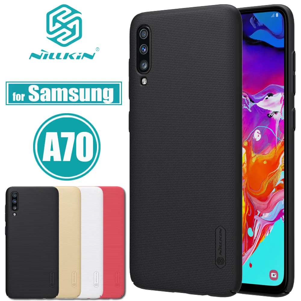 

Nilkin for Samsung Galaxy A70 Case Cover Nillkin Frosted Matte Hard Plastic Business Smart Phone Back Cases for Samsung A70 Capa