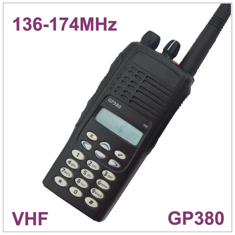 Walkie Takie GP380 VHF 136-174MHz профессиональное Портативное двухстороннее радио