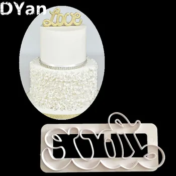 

Free Shipping Kitchen DIY Creative Love Frozen Cake Printed Mold Biscuit Mold Baking Mold Tool A1328