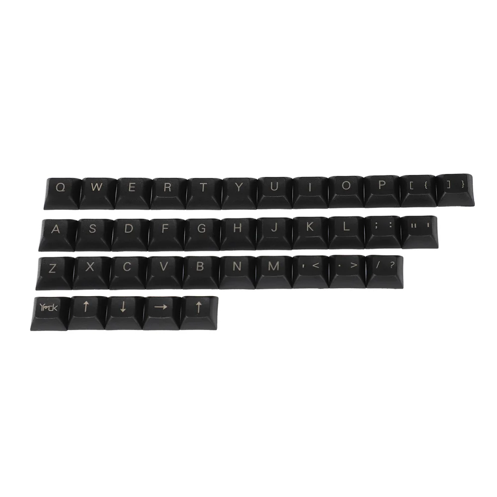 Бесплатная Доставка Оптом YMDK верхняя печать DSA 37 ключ Keycap Keyset 1 4 мм PBT для MX