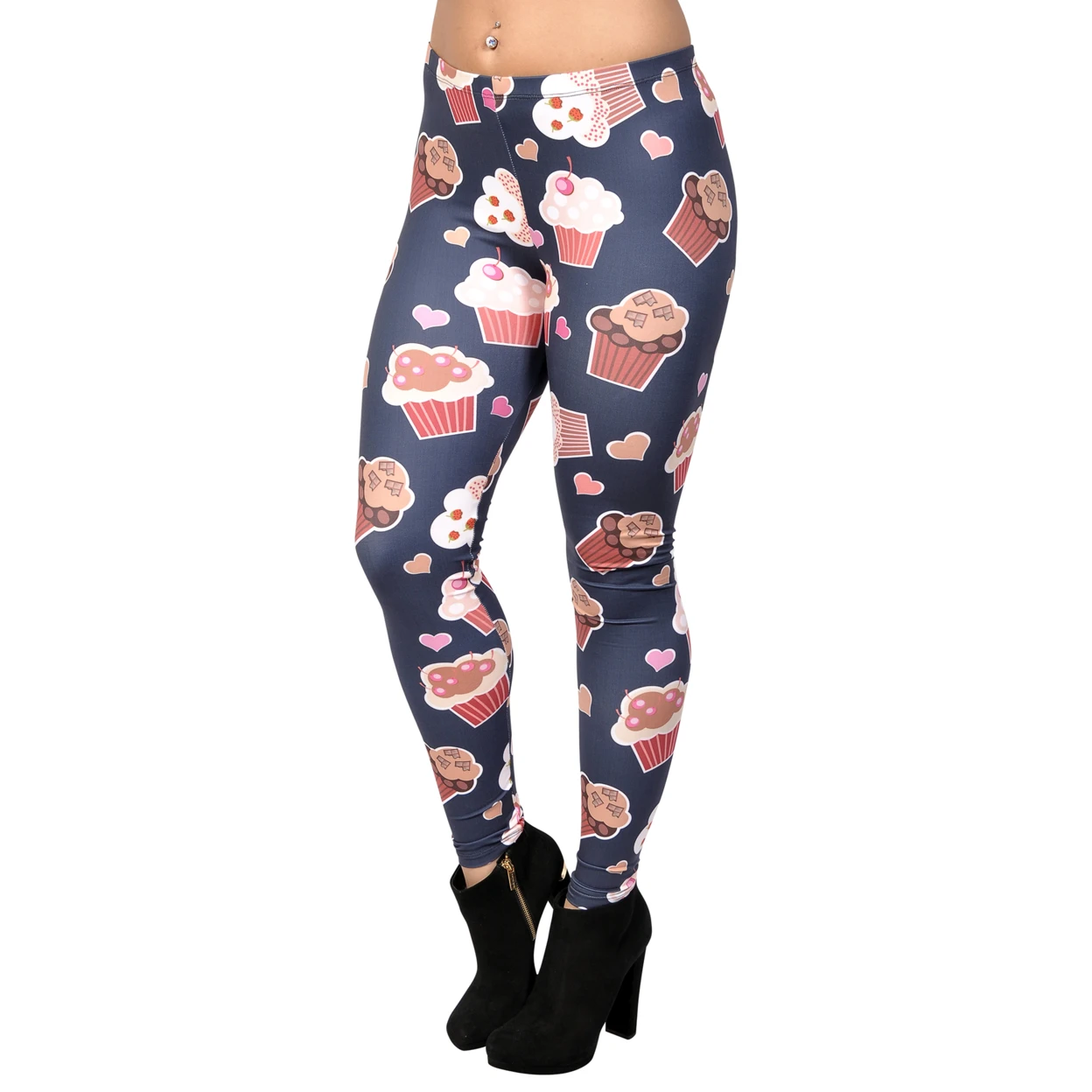 Women's Muffins And Cupcakes Leggings Medium