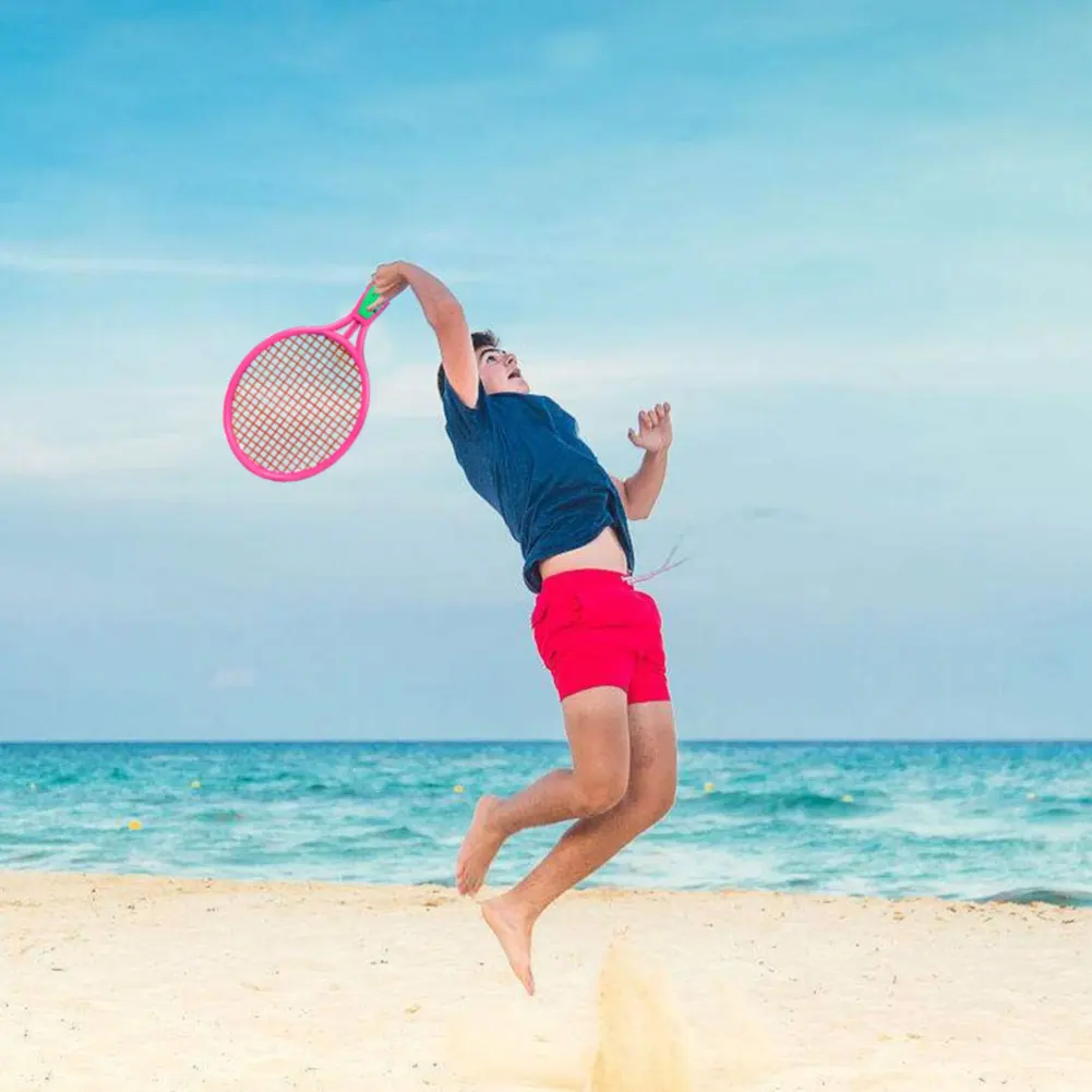 Пляжная Теннисная ракетка Детская уличная спортивная Теннисная ракетка с бадминтон ракетка для мяча принадлежности теннис спортивный высокое качество
