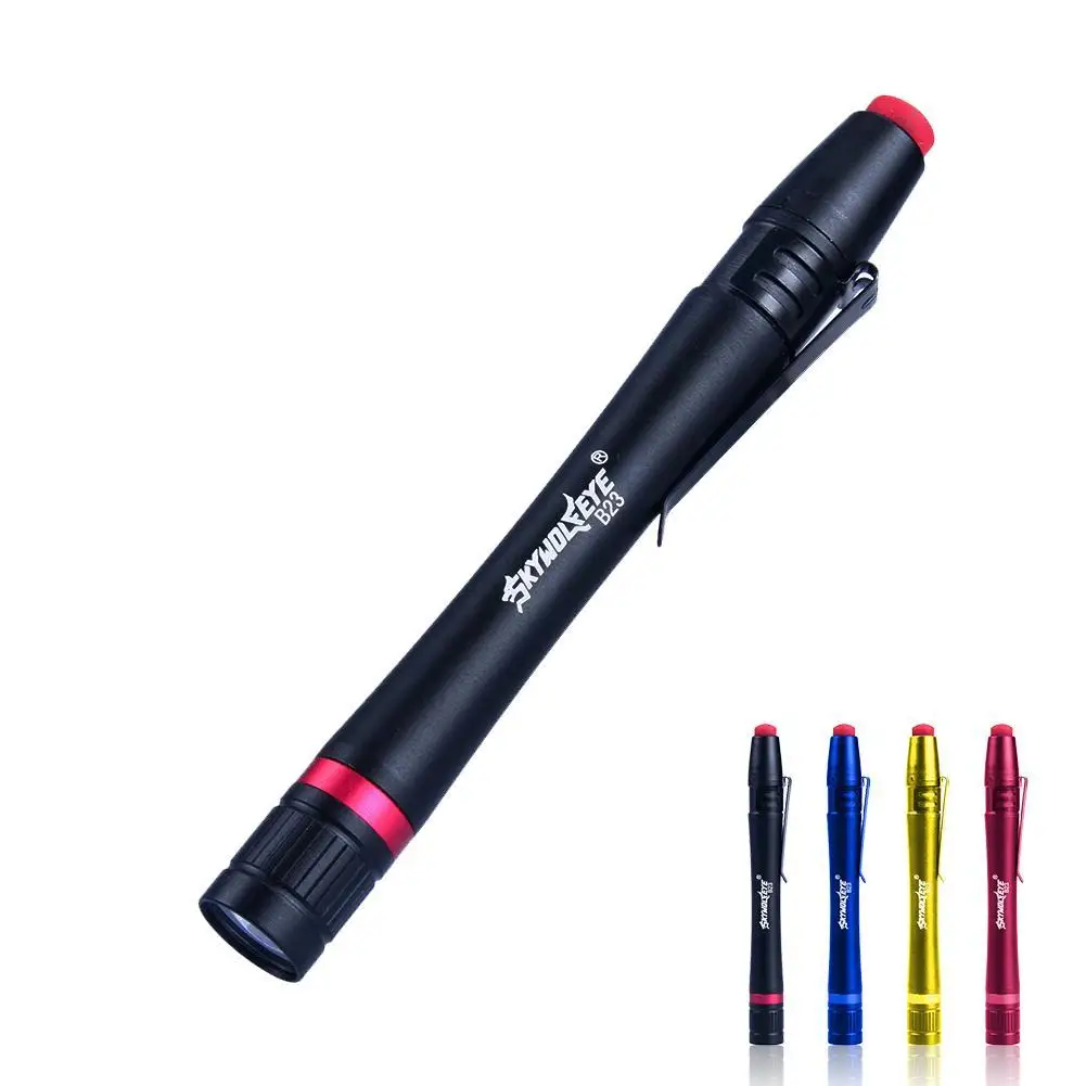 

Tactical Flashlight LED Outdoor Waterproof Strobe Flashlight Pen Torch Light
