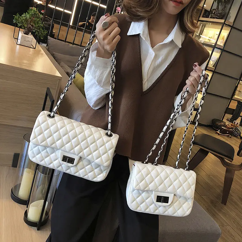 

Youbroer Women's Bag Fashion One shoulder Bag Crossbody Bags Diamond Lattice Thread