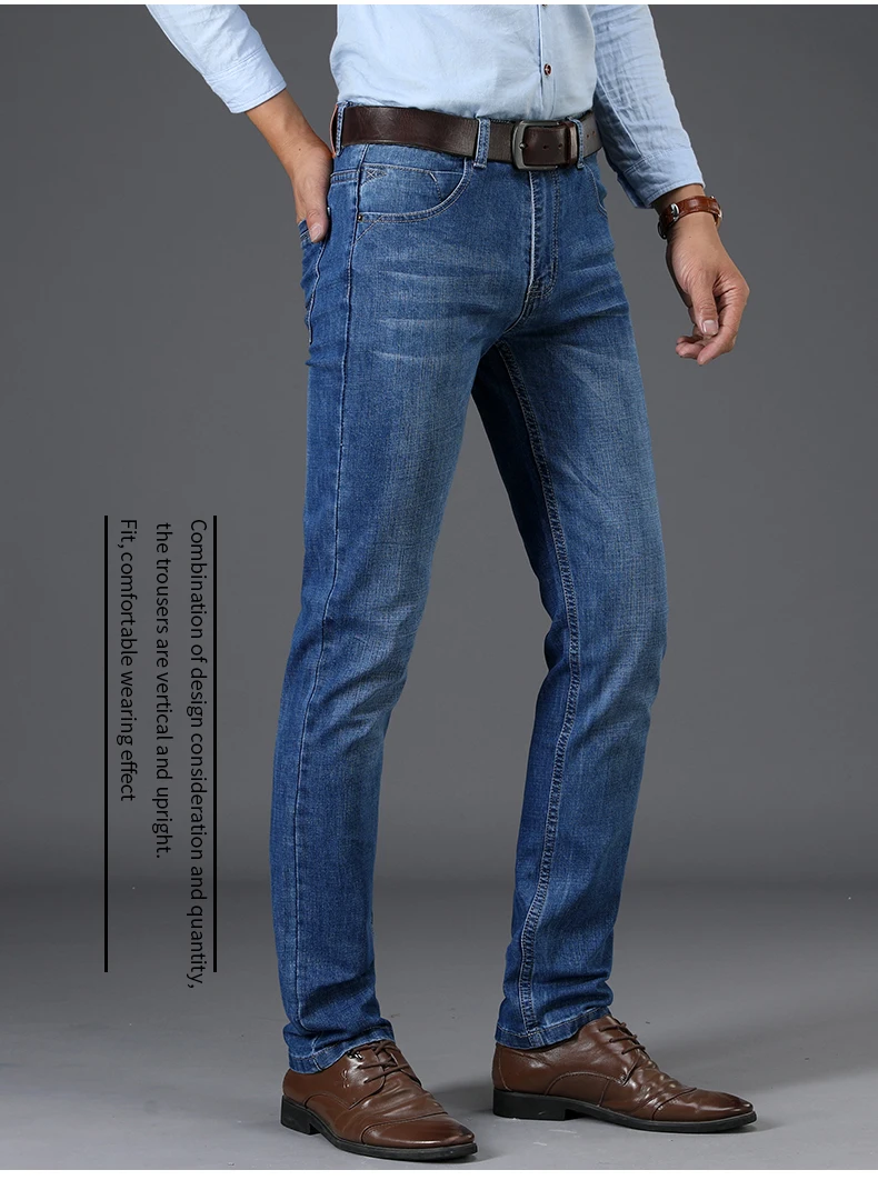Джинсы slim homme мужские классические потертые джинсы повседневные брюки зимние