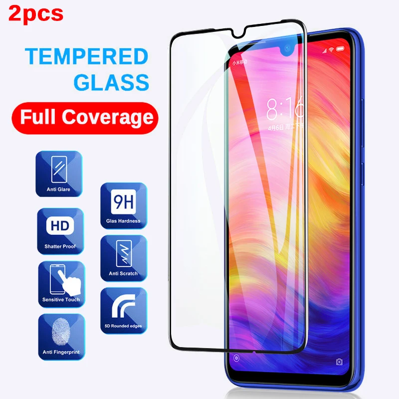 

2pcs For Glass Xiaomi Redmi 7 Note 7 Tempered Glass Screen Protector Tempered Glass For Xiaomi Red mi 7 Glass Redmi Note 7 Pro