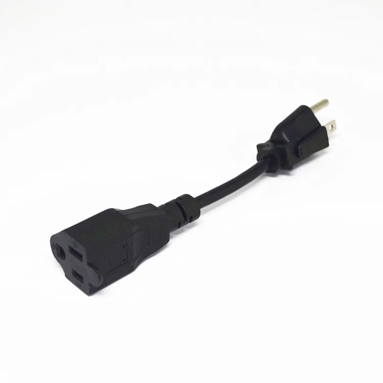 10cm Short Outlet Power Strip Extension Cable/cord 1ft 515p/515r Ul