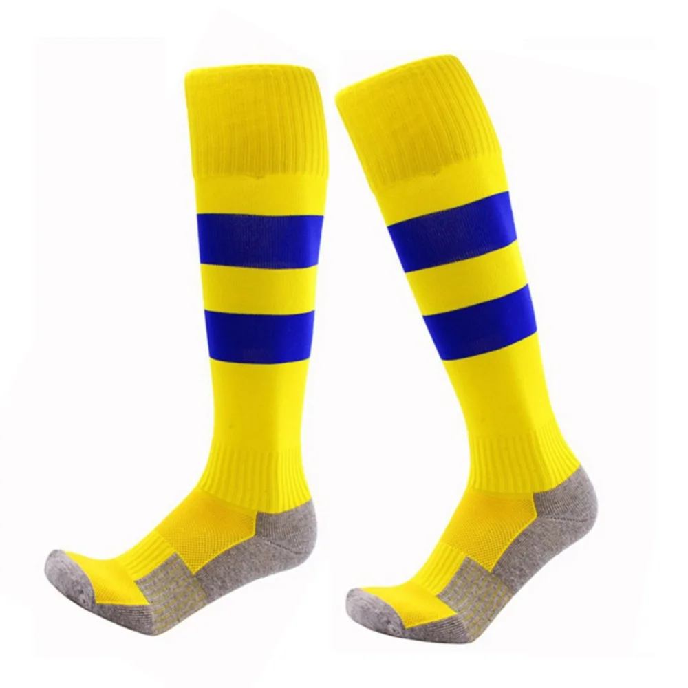 Влагостойкие и дезодорирующие футбольные носки, детские футбольные носки с полотенцем, чулки, спортивные носки